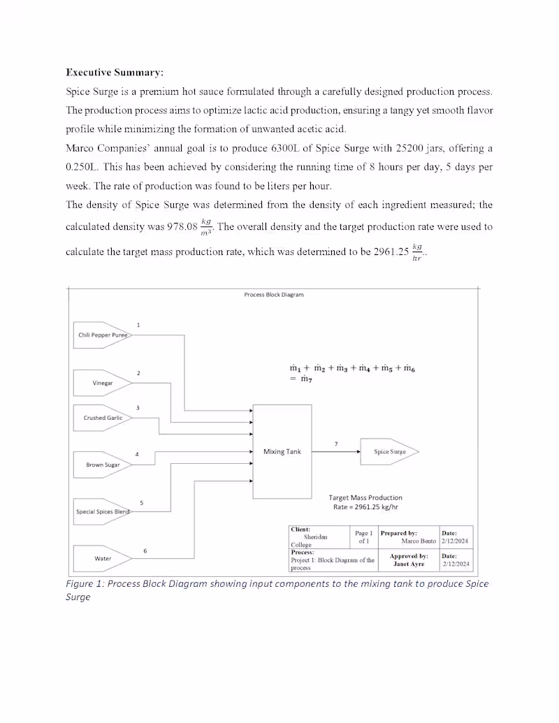 Cover image for Spice Surge – Hot Sauce Production Process