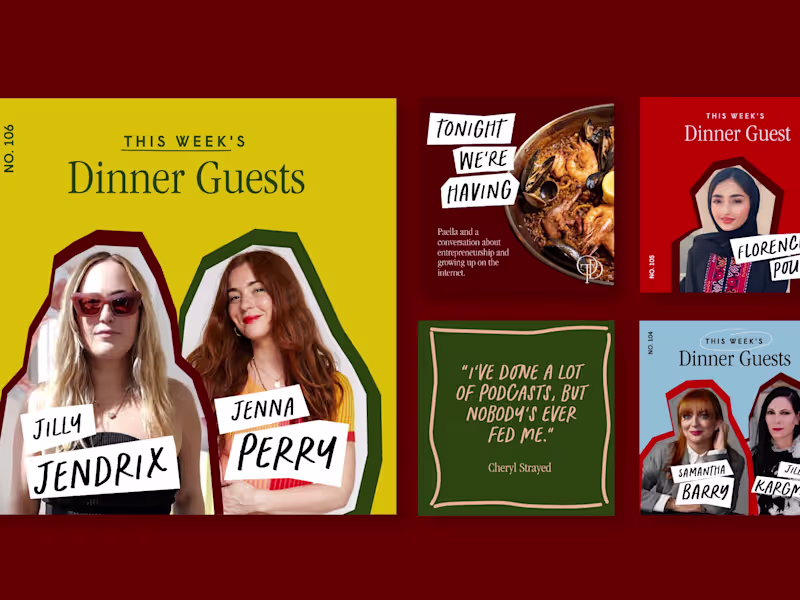 Cover image for Over dinner tonight