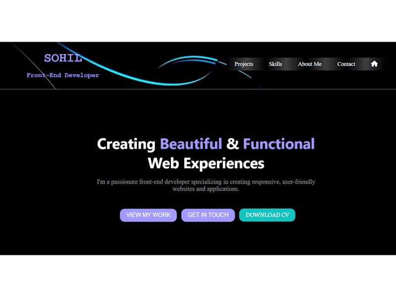 Cover image for Sohil Portfolio