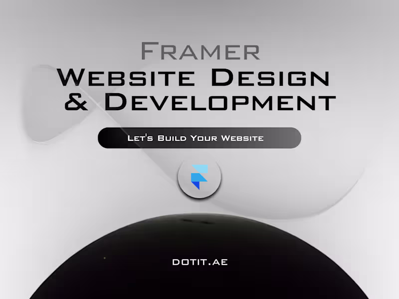 Cover image for Framer Website Design & Development