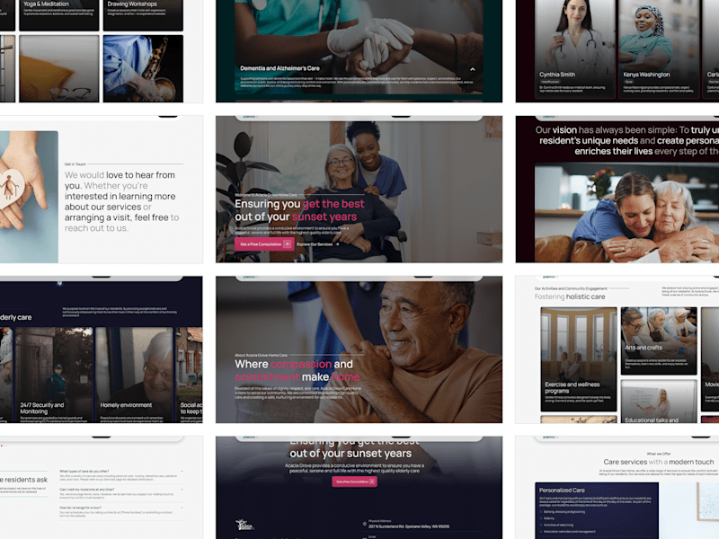 Cover image for Acacia Grove Care Home Website Design