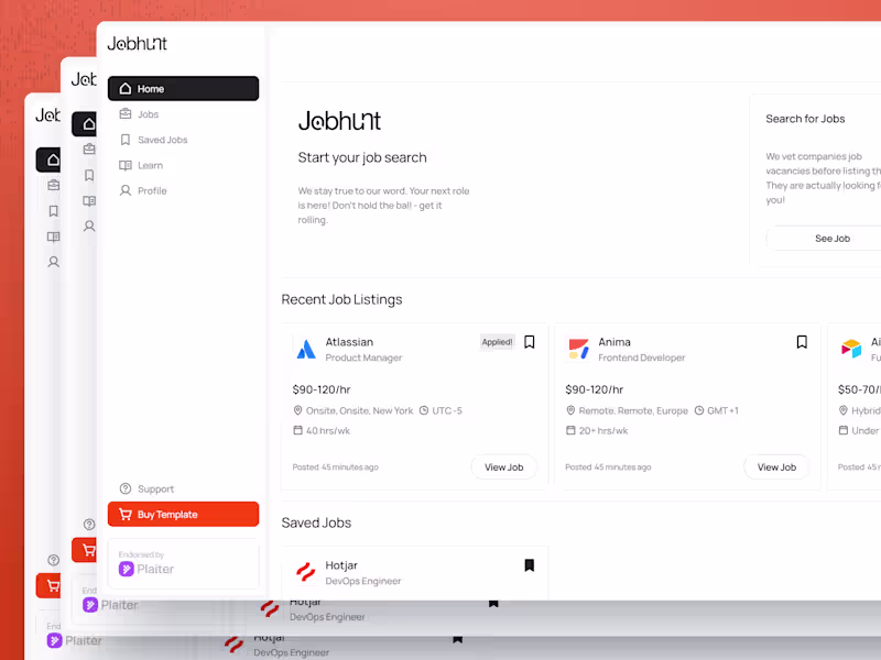 Cover image for Jobhunt: A Modern Job Board Template