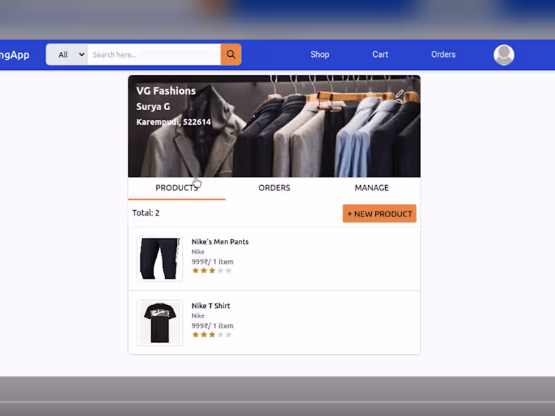 Cover image for Local Shops App