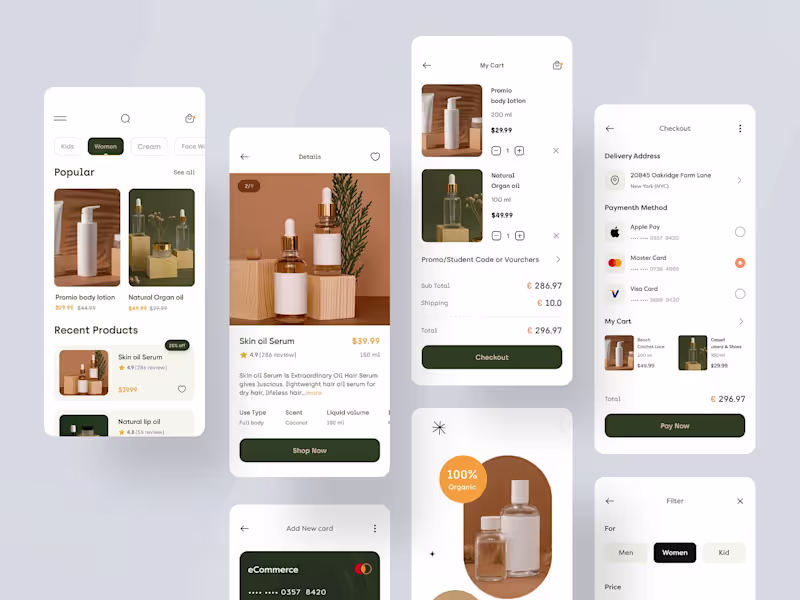 Cover image for E-commerce App UI/UX Design