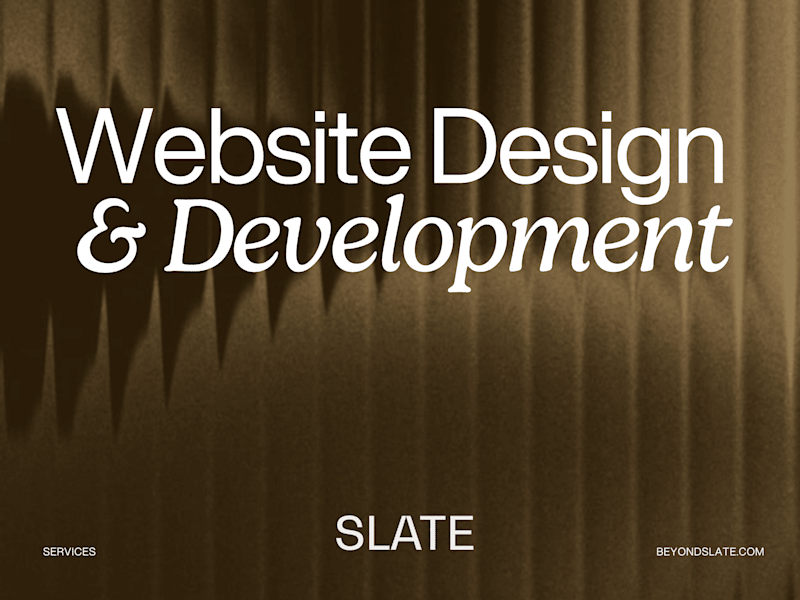 Cover image for Website Design & Development