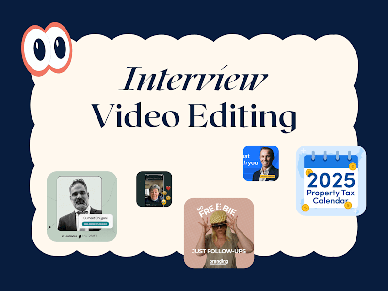 Cover image for Interview Video Editing | Ideal for Podcasts or Video series