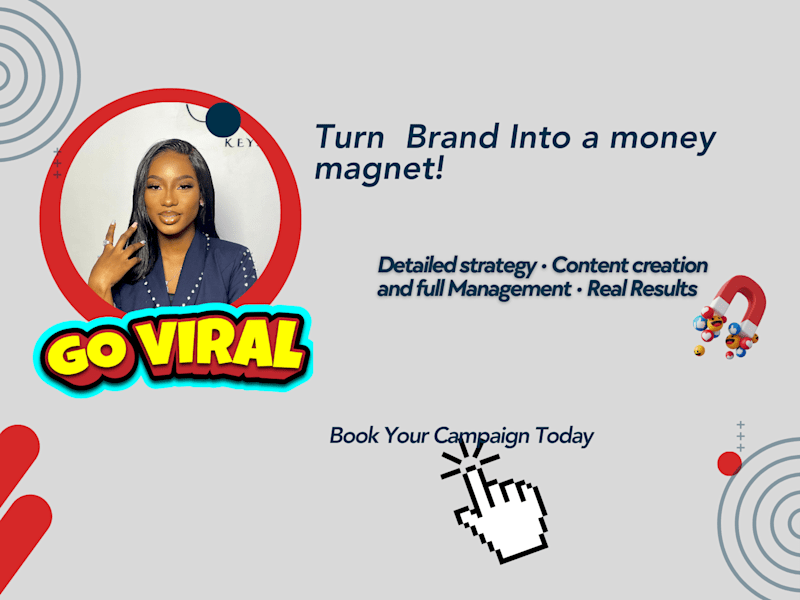 Cover image for I will create content and manage your social media accounts