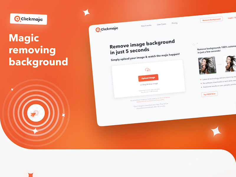 Cover image for AI-powered background removal web service design