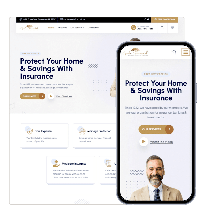 Cover image for WordPress Insurance Company Website Development
