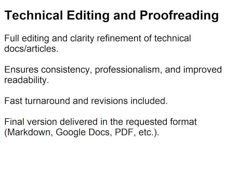 Cover image for Technical Editing and Proofreading