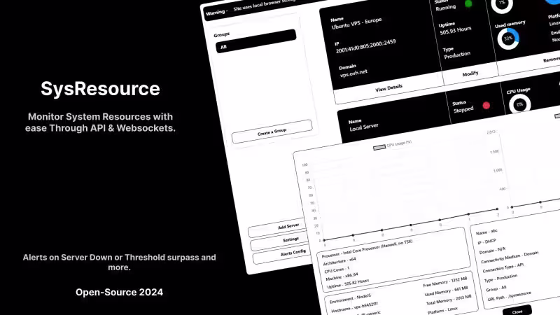 Cover image for SysResource Development Project