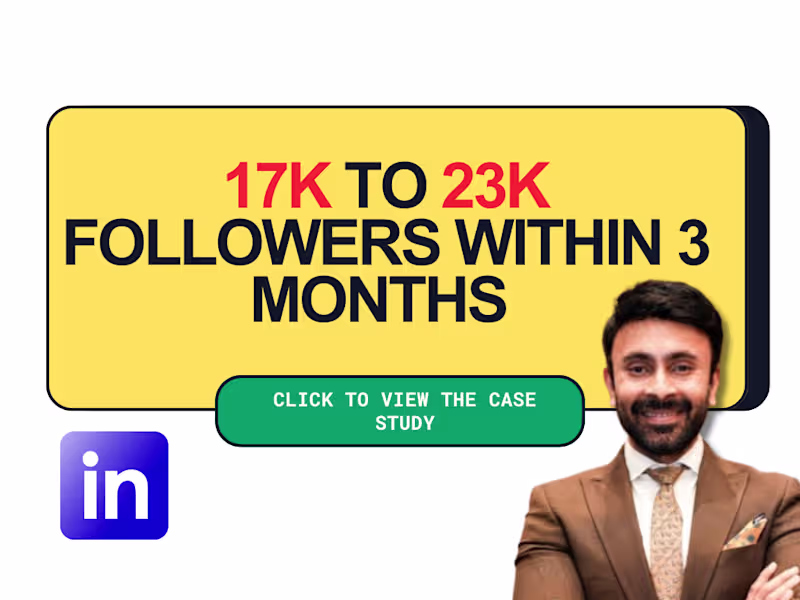 Cover image for LinkedIn Personal Branding Services