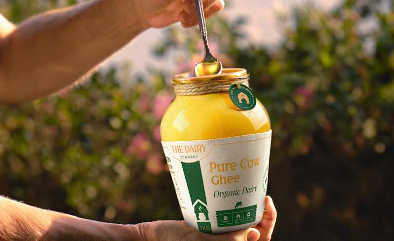 Cover image for The Dairy Company Branding & Packaging | A1 & A2 Ghee