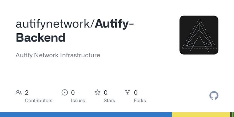 Cover image for autifynetwork/Autify-Backend