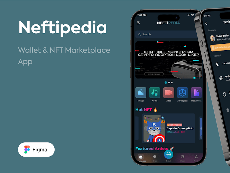 Cover image for Neftipedia - Wallet & NFT Marketplace App