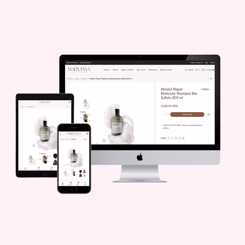 Cover image for Mary Jana WooCommerce eCommerce store