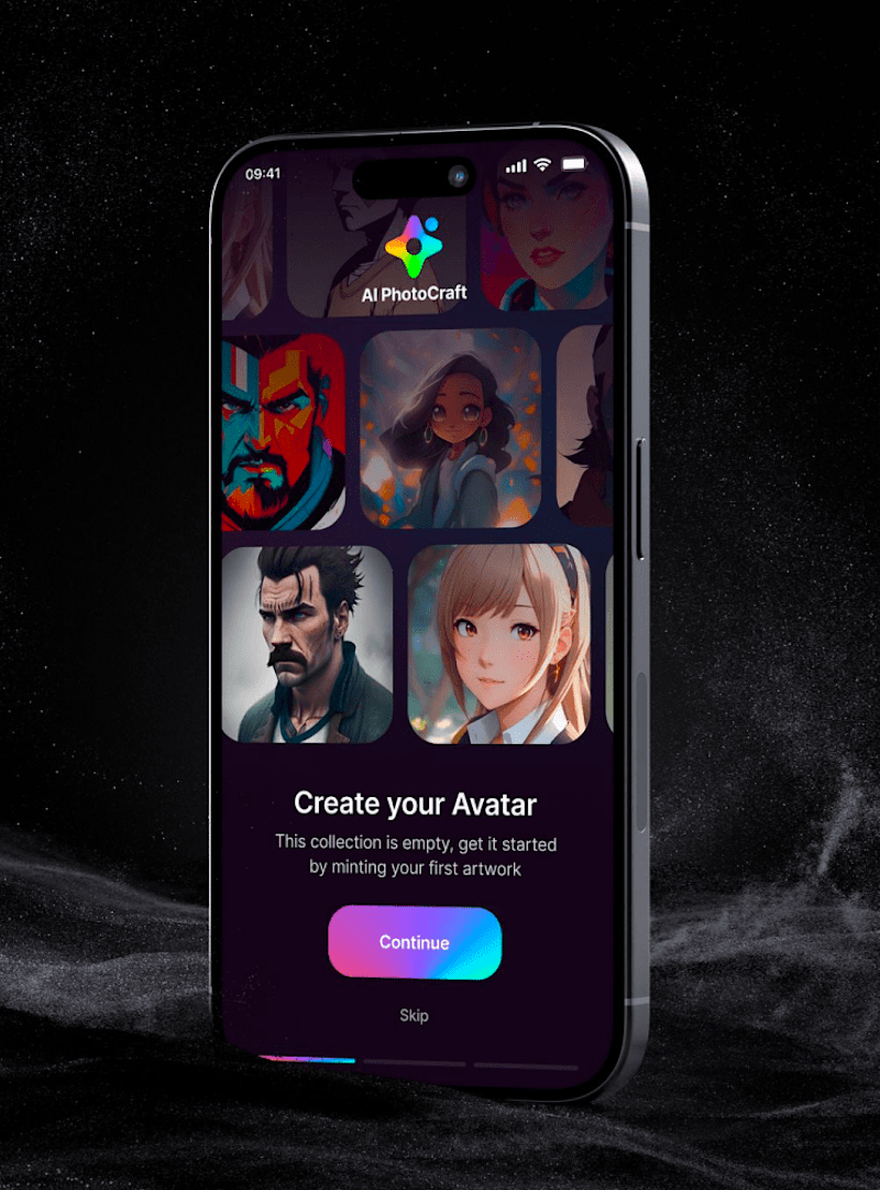 Cover image for AI Photocraft UX/UI design