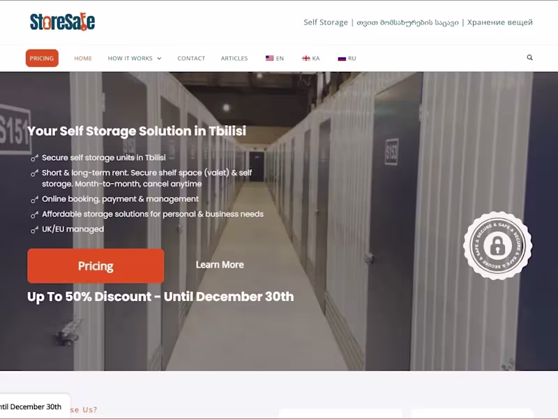 Cover image for Georgia’s First Modern Self-Storage Company