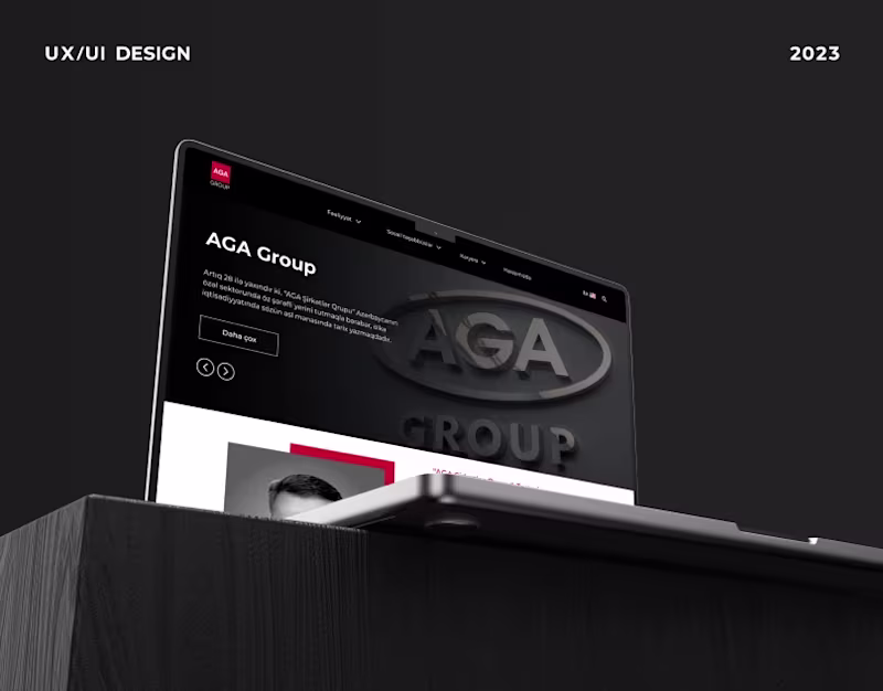 Cover image for AGA Group Website Design
