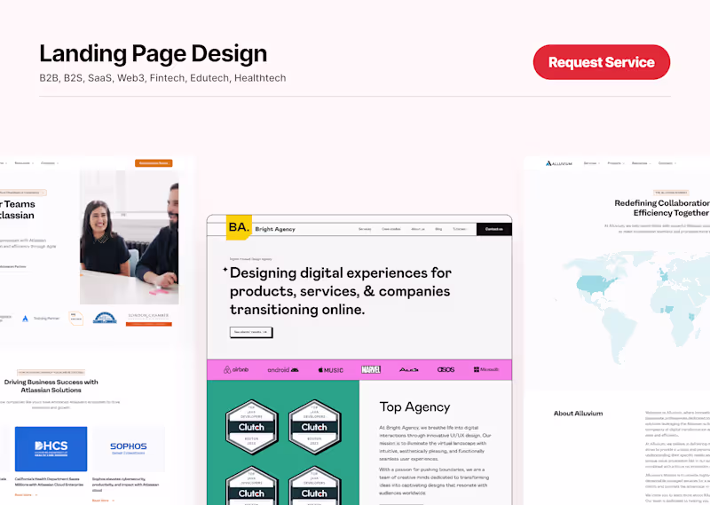 Cover image for Landing page Design