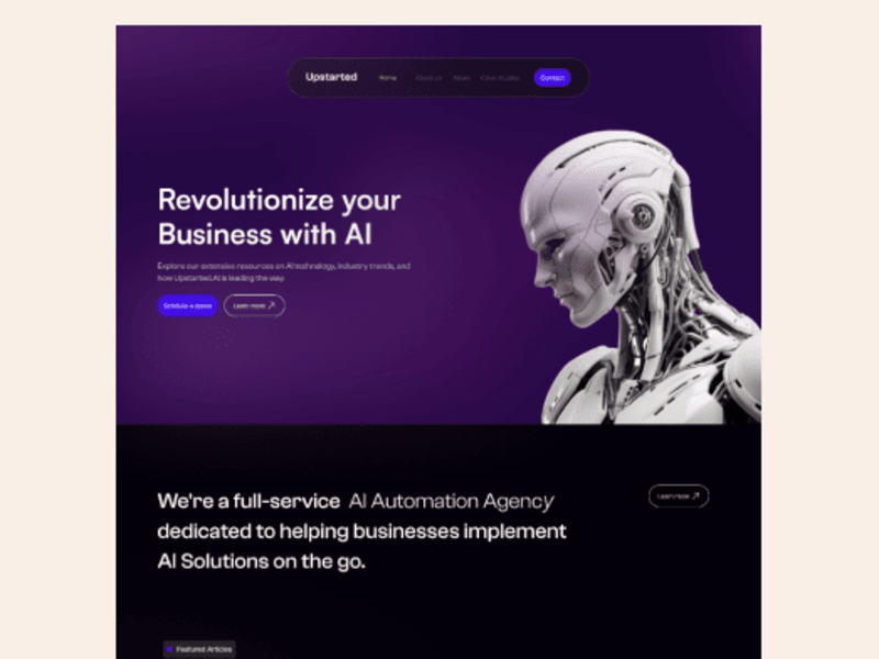 Cover image for Upstarted AI