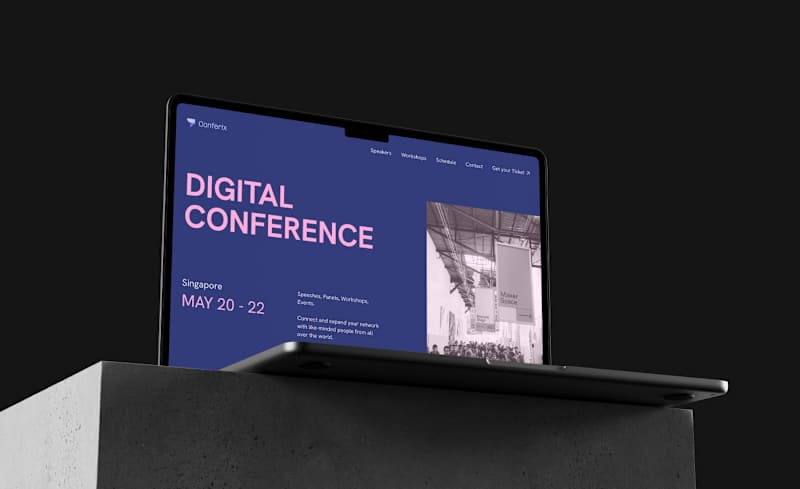 Cover image for Conferix - Webflow template
