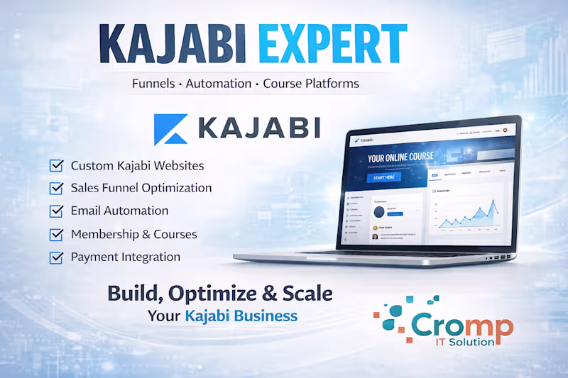 Cover image for Kajabi Expert | Funnels, Automation