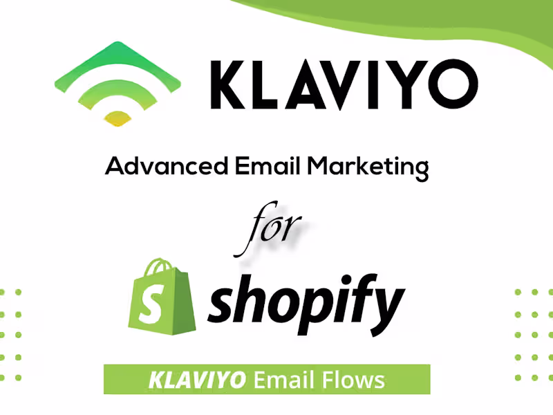 Cover image for I will setup klaviyo email marketing flows for shopify