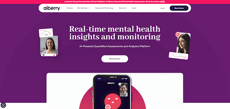 Cover image for Aiberry | AI Powered Mental Healthcare Platform