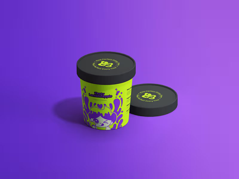 Cover image for Pixie Blast- Ice cream(Brand identity) 