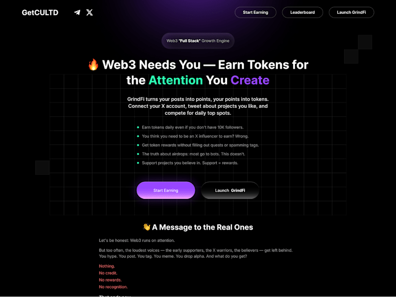 Cover image for Development of getCULTD Web3 Growth Marketing Platform