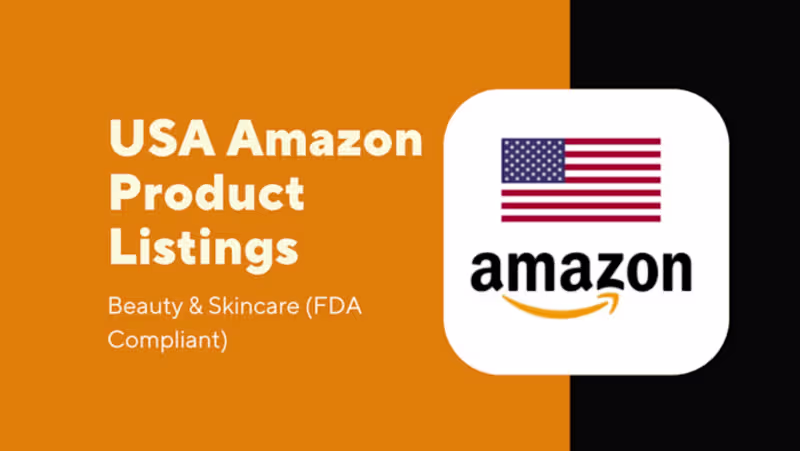 Cover image for Amazon Listing Creation for Beauty & Skincare Products