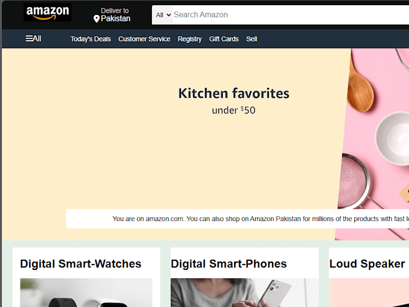 Cover image for Amazon UI Project