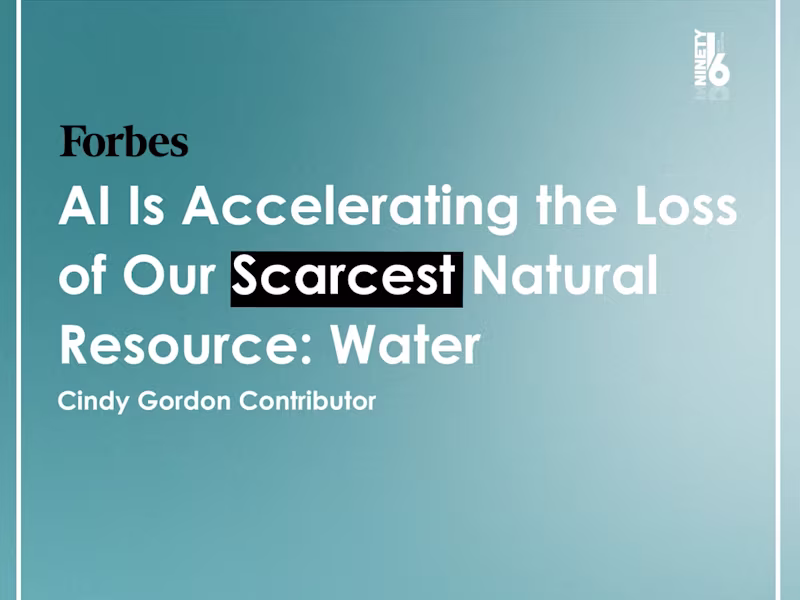 Cover image for Now You Know Ep. 3 AI and Water Crisis