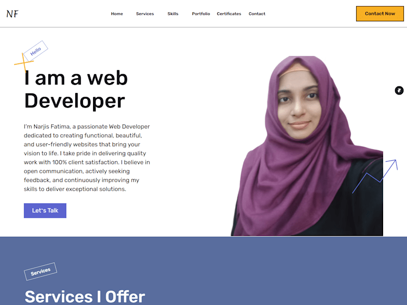 Cover image for Personal Portfolio Website Development