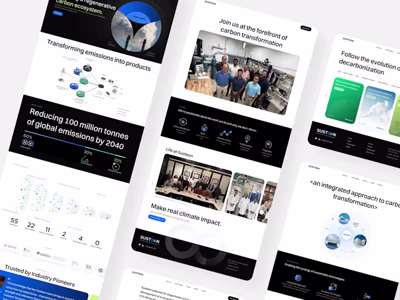 Cover image for Susteon | Brand and Website Design