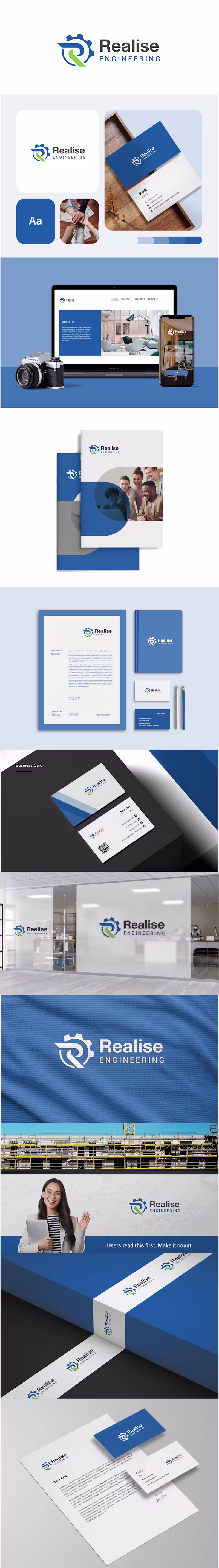 Cover image for logo design minimal logo business logo engineering logo