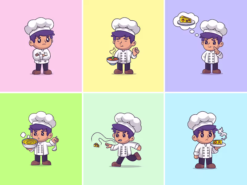 Cover image for Cute Chef Cartoon :: Behance