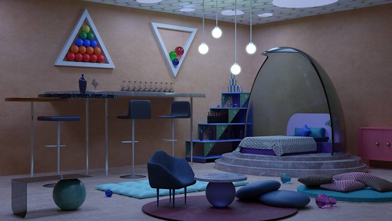 Cover image for The Glamour Room | 3D Interior Design 