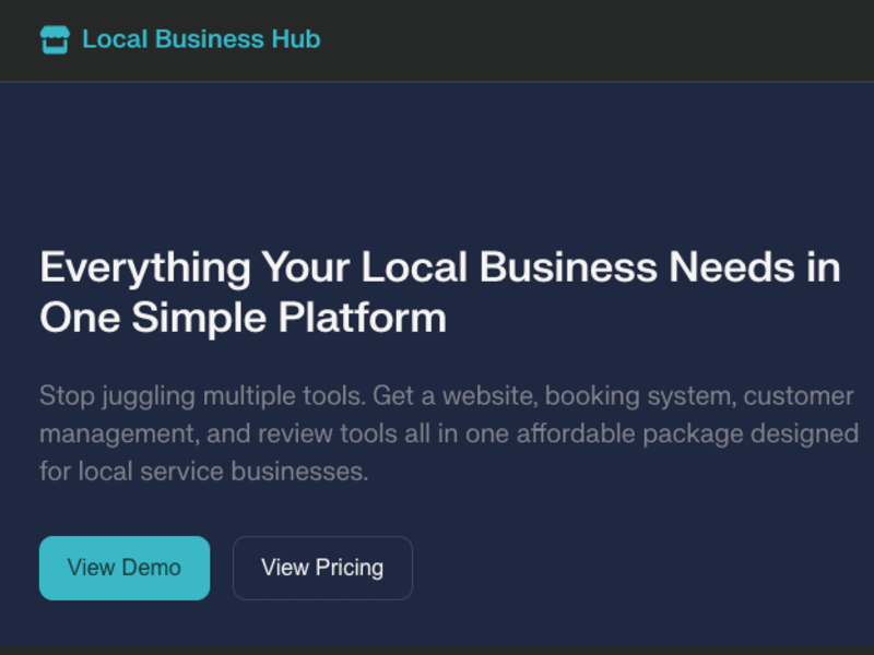 Cover image for Local Business Hub