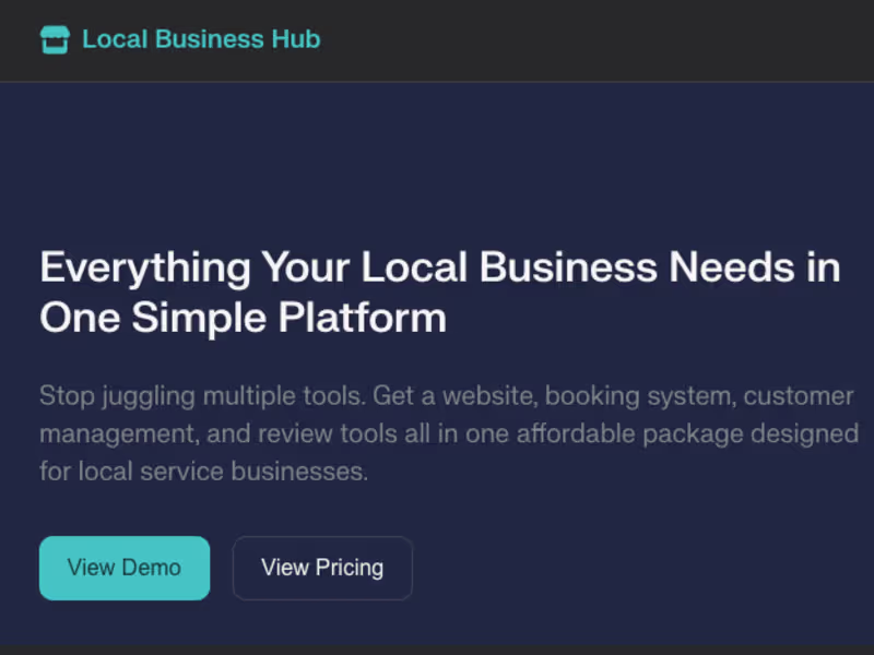Cover image for Local Business Hub