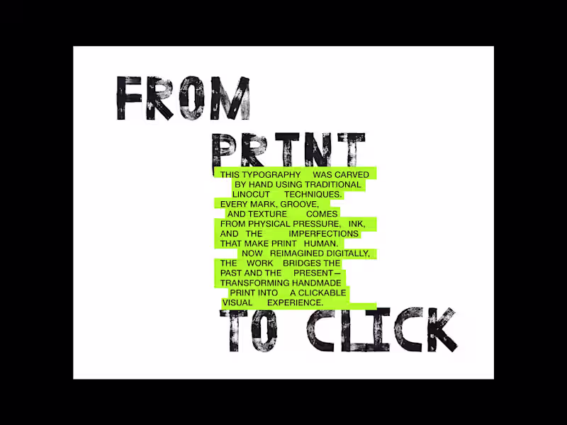 Cover image for Custom Typography and Poster