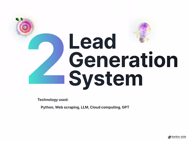 Cover image for Lead Generation System