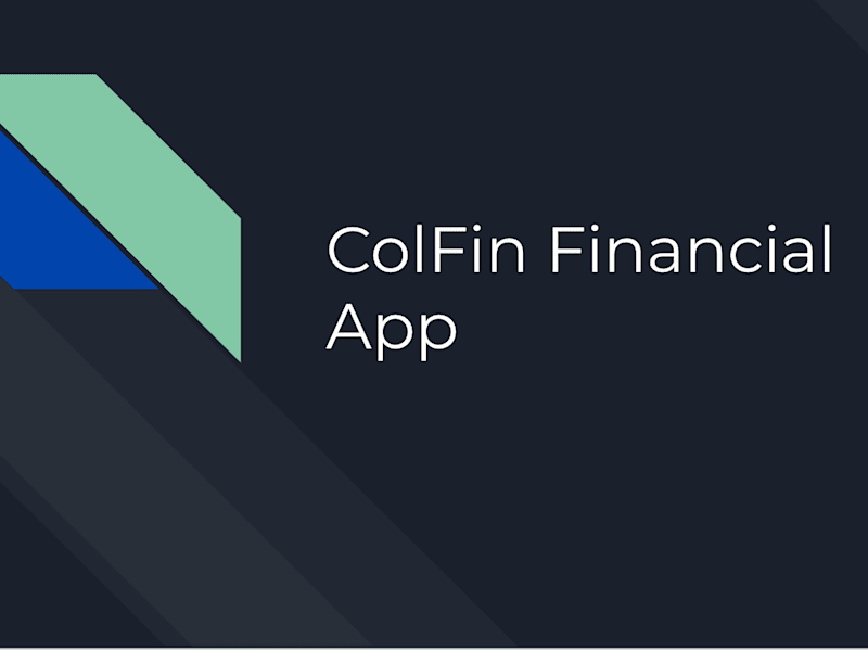 Cover image for ColFin Financial App