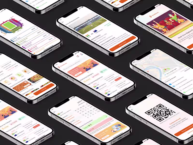 Cover image for Digital Stadium UI/UX Case Study