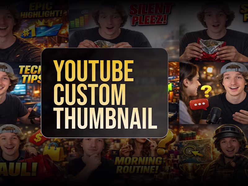 Cover image for Youtube Thumbnail Design