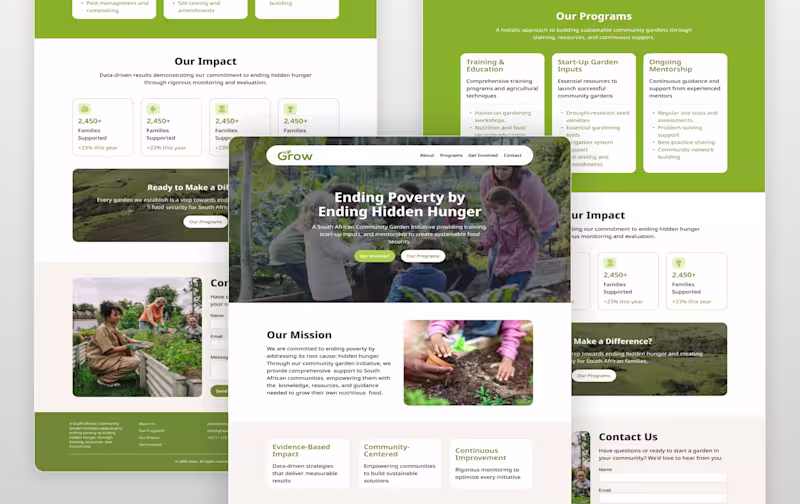 Cover image for Web Design for a Non-Profit