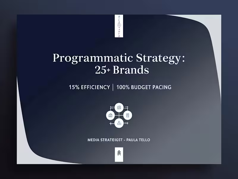 Cover image for Programmatic Media Optimization for 25+ Automotive Brands