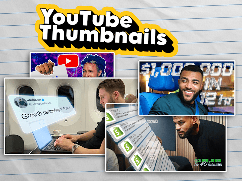 Cover image for Eye catching YouTube Thumbnails