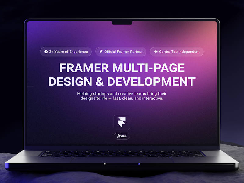 Cover image for Framer • Multi-Page Design & Development